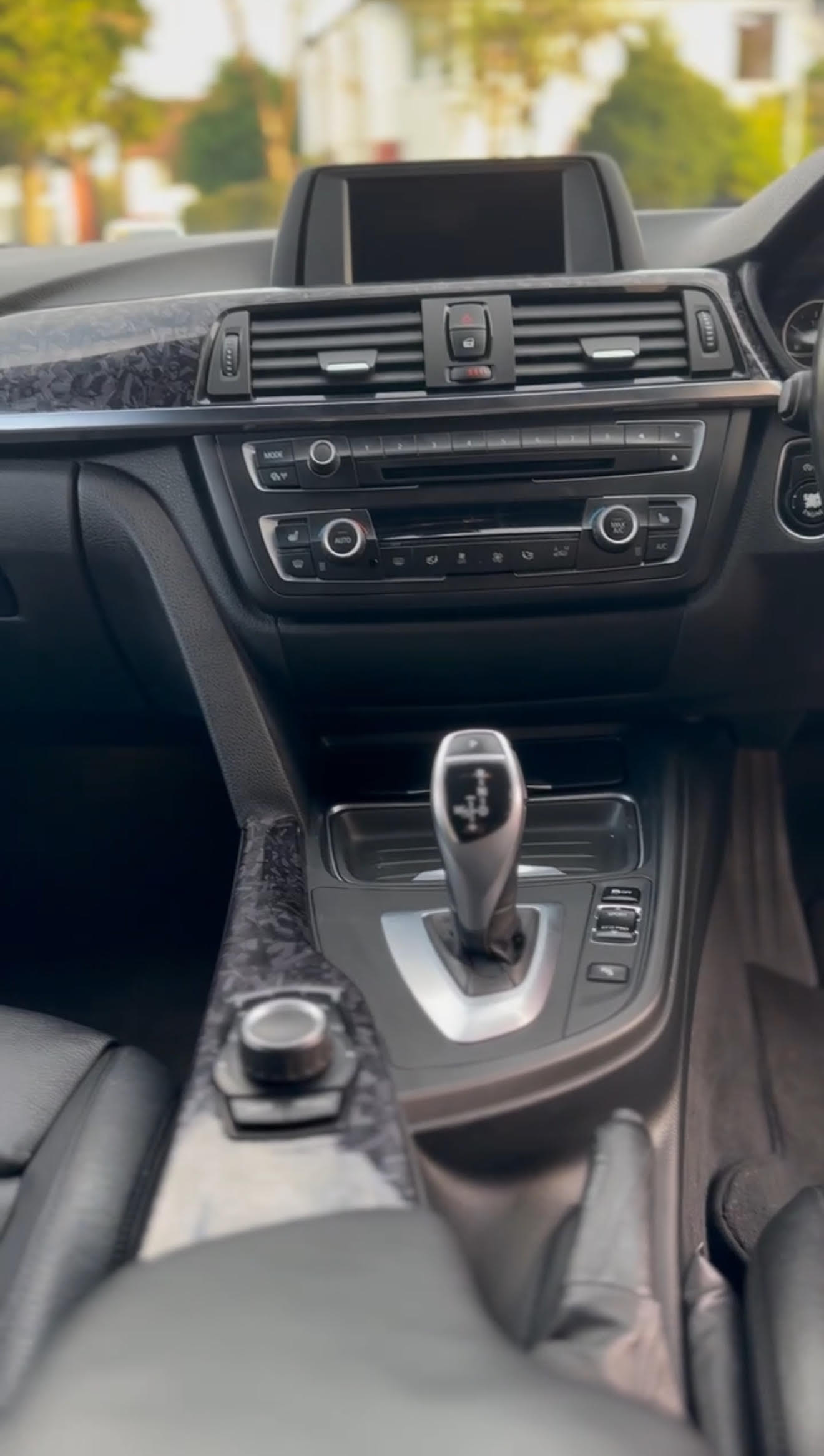 BMW 340i interior after wrap