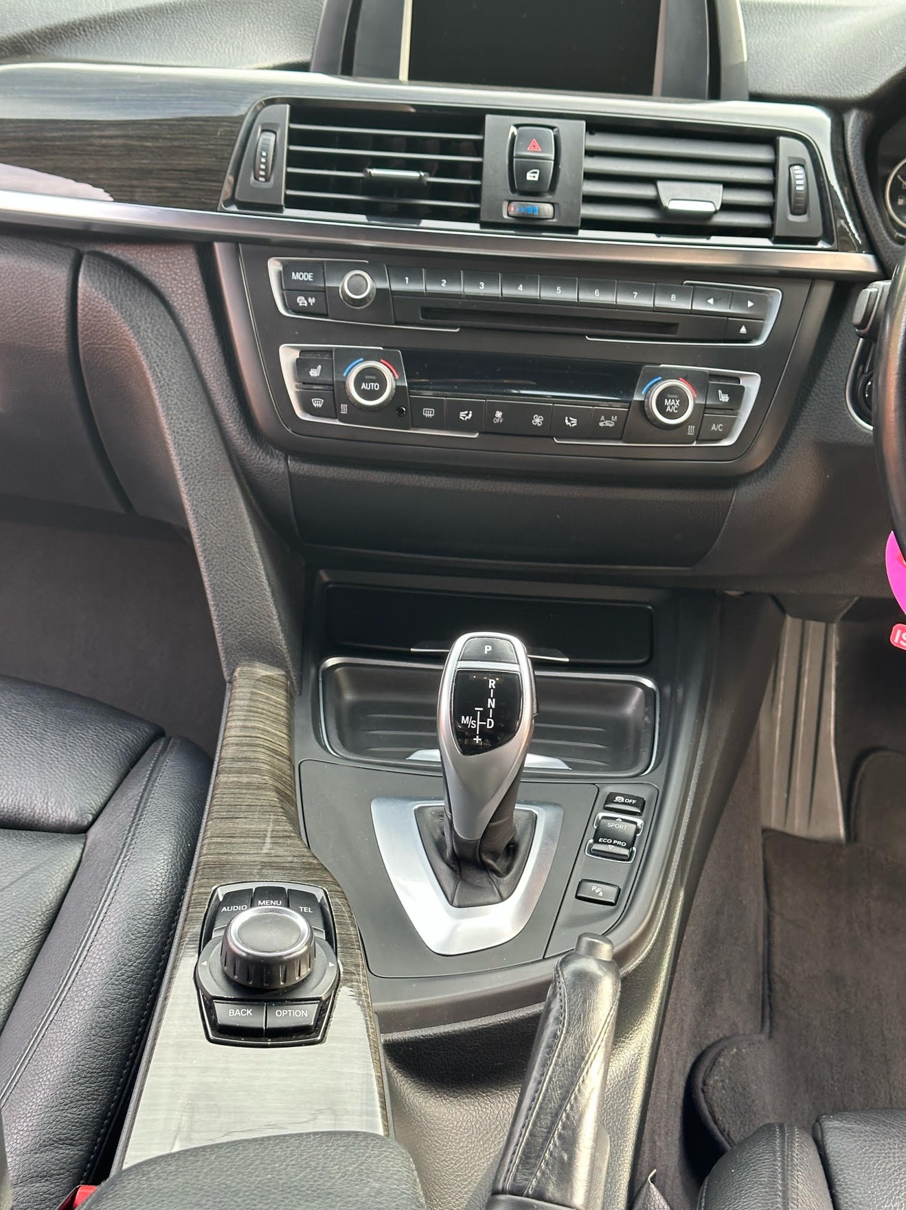 BMW 340i interior before wrap